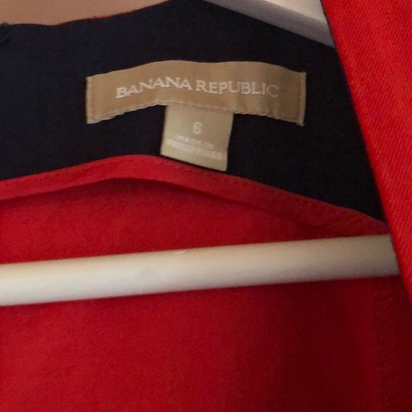 Vivid red form fitting Banana Republic Dress - Picture 3 of 3